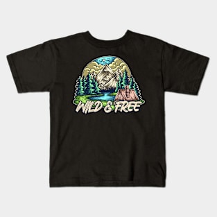 Wild and Free Nature Kids T-Shirt